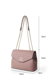 Lavor 1-907 Γυναικεία Τσάντα Ώμου/Χιαστί Ροζ