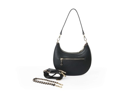 Lavor 1-909 Γυναικεία Τσάντα Χιαστί/Ώμου Μαύρη