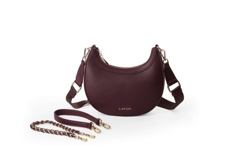 Lavor 1-909 Γυναικεία Τσάντα Χιαστί/Ώμου Μπορντώ
