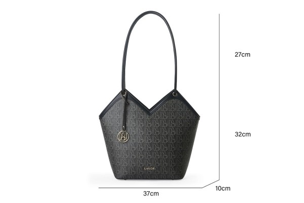 Lavor 1-911 Γυναικεία Τσάντα Ώμου Μαύρη
