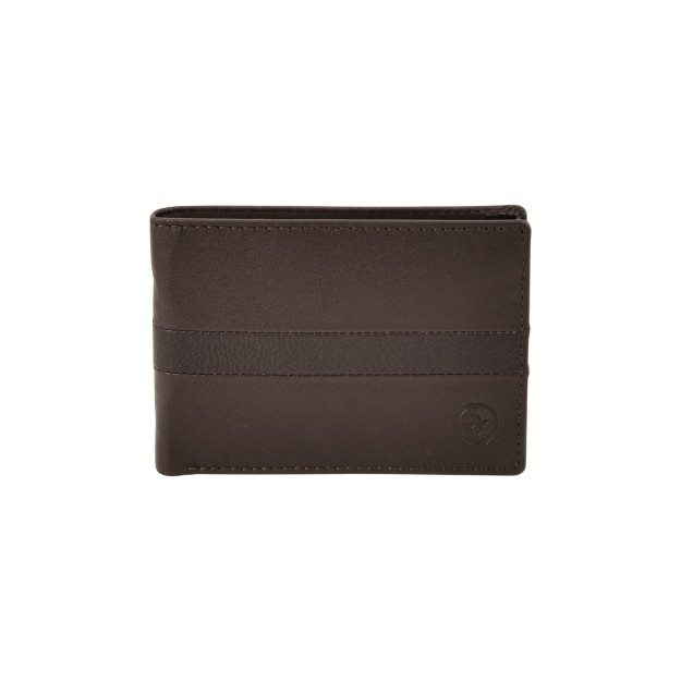 Daston 061 Ανδρικό Δερμάτινο Πορτοφόλι Καφέ