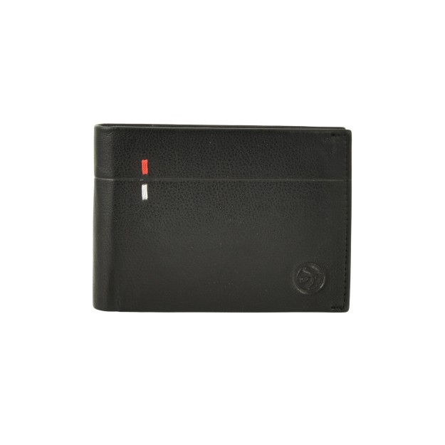 Daston 097 Ανδρικό Δερμάτινο Πορτοφόλι Μαύρο