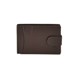 Daston 048 Ανδρικό Δερμάτινο Πορτοφόλι Καφέ
