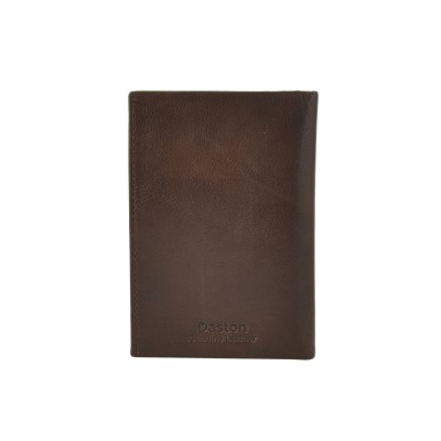 Daston 093 Δερμάτινη Θήκη Διαβατηρίου/ Εγγράφων Ταξιδίου Καφέ