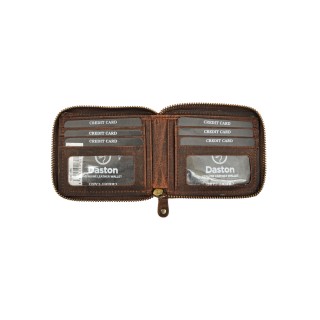 Daston 094 Δερμάτινο Ανδρικό Πορτοφόλι με RFID Hunter