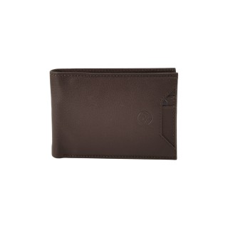 Daston 051 Ανδρικό Δερμάτινο Πορτοφόλι Καφέ