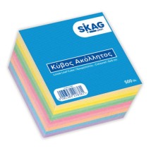 Skag Μύκονος Ακόλλητα Χαρτάκια Σημειώσεων σε Κύβο 500 Φύλλων 9x9cm 228381