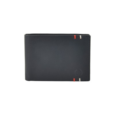 Daston 096 Ανδρικό Δερμάτινο Πορτοφόλι με RFID Μπλε