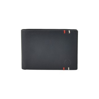 Daston 096 Ανδρικό Δερμάτινο Πορτοφόλι με RFID Μπλε