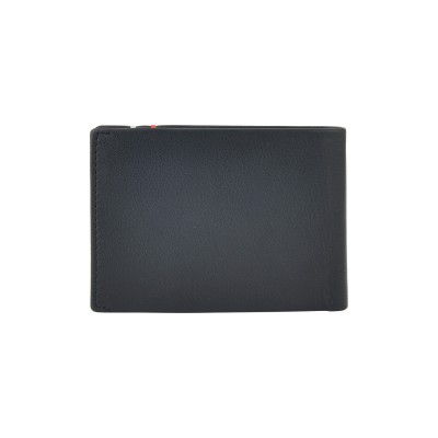 Daston 096 Ανδρικό Δερμάτινο Πορτοφόλι με RFID Μπλε