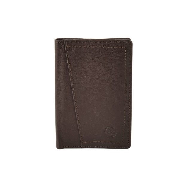 Daston 065 Ανδρικό Δερμάτινο Πορτοφόλι Καφέ