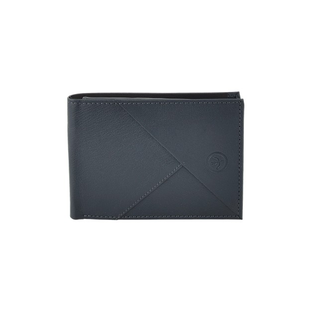 Daston 058 Ανδρικό Δερμάτινο Πορτοφόλι Μπλε