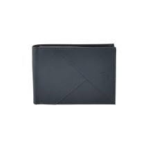 Daston 058 Ανδρικό Δερμάτινο Πορτοφόλι Μπλε