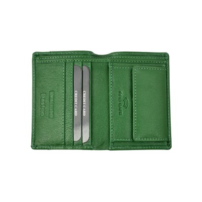 Daston 068 Ανδρικό Δερμάτινο Πορτοφόλι Πράσινο