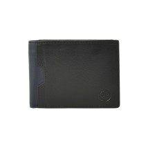 Daston 114 Ανδρικό Δερμάτινο Πορτοφόλι Μπλε/Μαύρο