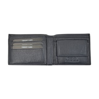 Daston 113 Ανδρικό Δερμάτινο Πορτοφόλι Μπλε