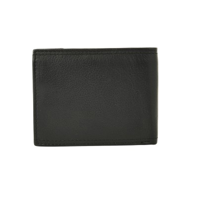 Daston 110 Ανδρικό Δερμάτινο Πορτοφόλι Μαύρο