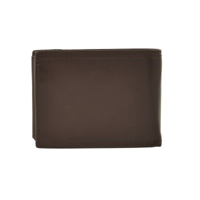 Daston 110 Ανδρικό Δερμάτινο Πορτοφόλι Καφέ