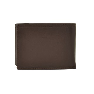 Daston 110 Ανδρικό Δερμάτινο Πορτοφόλι Καφέ