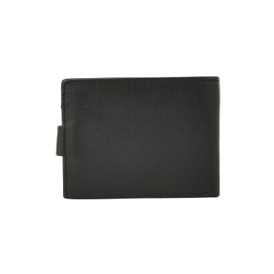 Daston 116 Ανδρικό Δερμάτινο Πορτοφόλι Μαύρο