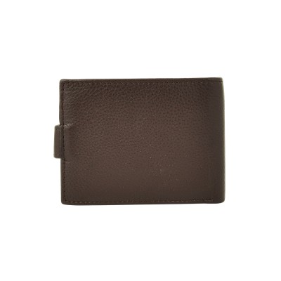 Daston 116 Ανδρικό Δερμάτινο Πορτοφόλι Καφέ