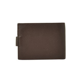 Daston 116 Ανδρικό Δερμάτινο Πορτοφόλι Καφέ