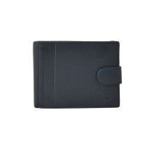 Daston 116 Ανδρικό Δερμάτινο Πορτοφόλι Μπλε