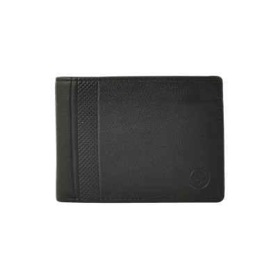 Daston 112 Ανδρικό Δερμάτινο Πορτοφόλι Μαύρο