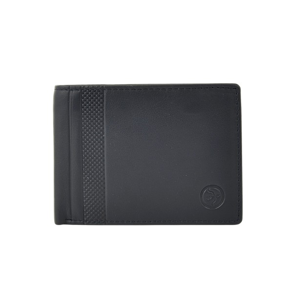 Daston 112 Ανδρικό Δερμάτινο Πορτοφόλι Μπλε