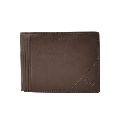 Daston 111 Ανδρικό Δερμάτινο Πορτοφόλι Καφέ