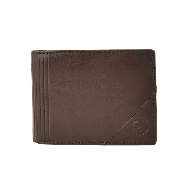 Daston 111 Ανδρικό Δερμάτινο Πορτοφόλι Καφέ