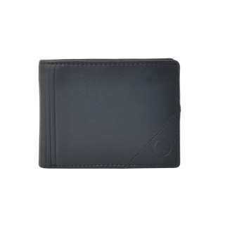Daston 111 Ανδρικό Δερμάτινο Πορτοφόλι Μπλε