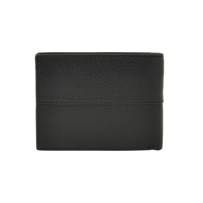 Daston 115 Ανδρικό Δερμάτινο Πορτοφόλι Μαύρο