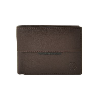 Daston 115 Ανδρικό Δερμάτινο Πορτοφόλι Καφέ