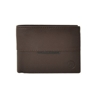Daston 115 Ανδρικό Δερμάτινο Πορτοφόλι Καφέ