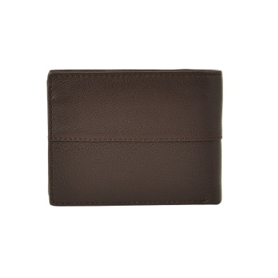 Daston 115 Ανδρικό Δερμάτινο Πορτοφόλι Καφέ