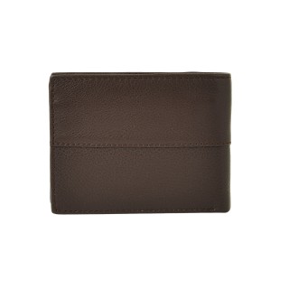 Daston 115 Ανδρικό Δερμάτινο Πορτοφόλι Καφέ