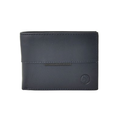 Daston 115 Ανδρικό Δερμάτινο Πορτοφόλι Μπλε