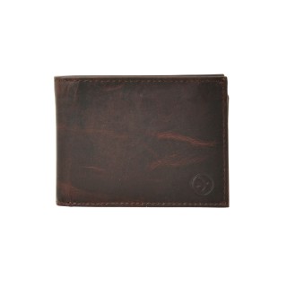 Daston 117 Ανδρικό Δερμάτινο Πορτοφόλι Καφέ