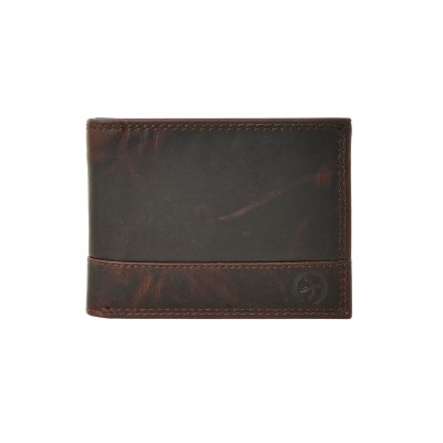 Daston 118 Ανδρικό Δερμάτινο Πορτοφόλι Καφέ