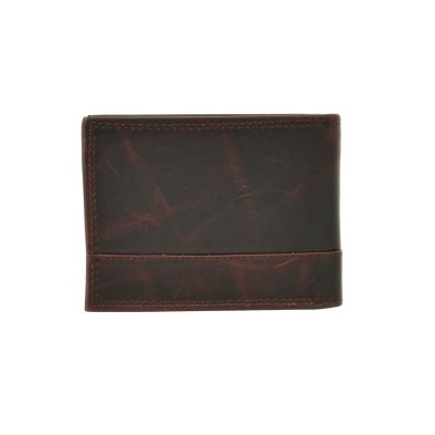Daston 118 Ανδρικό Δερμάτινο Πορτοφόλι Καφέ