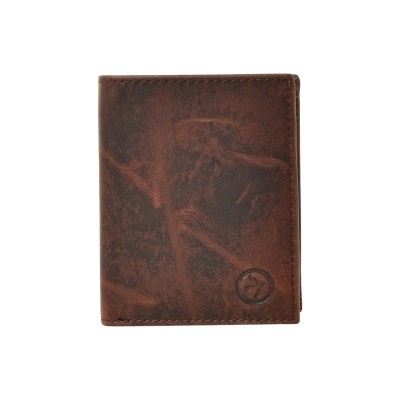 Daston 119 Ανδρικό Δερμάτινο Πορτοφόλι Καφέ