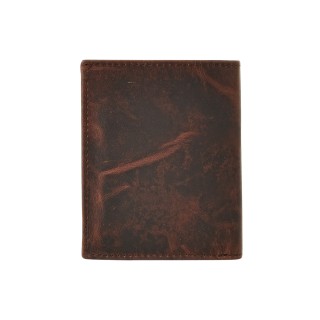 Daston 119 Ανδρικό Δερμάτινο Πορτοφόλι Καφέ