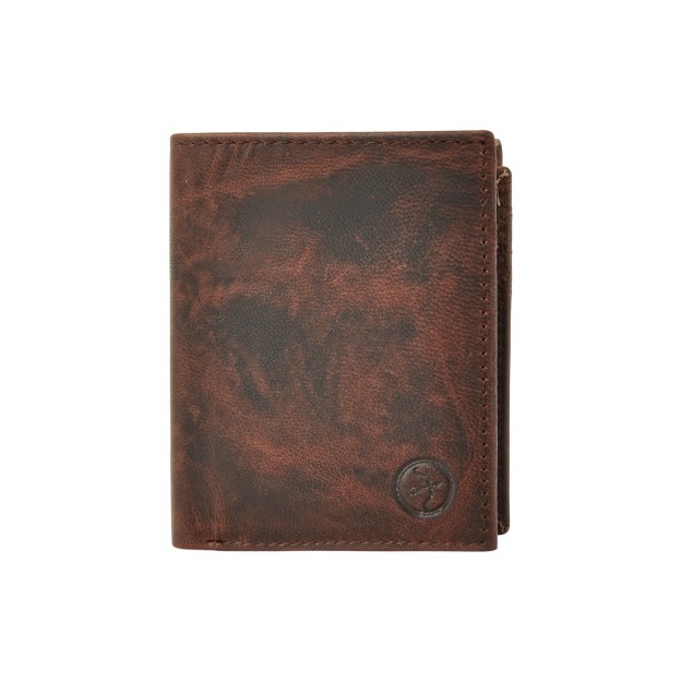 Daston 120 Ανδρικό Δερμάτινο Πορτοφόλι Καφέ