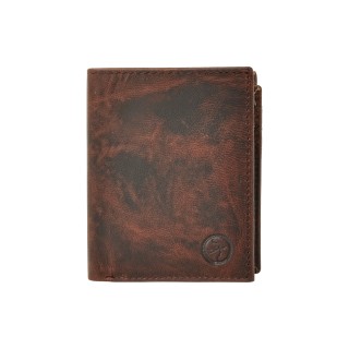 Daston 120 Ανδρικό Δερμάτινο Πορτοφόλι Καφέ