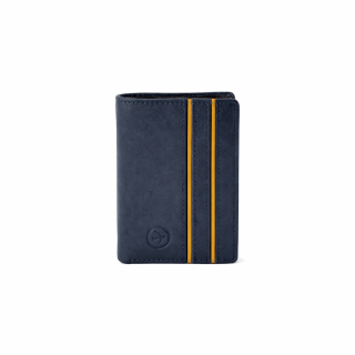 Daston 071 Ανδρικό Δερμάτινο Πορτοφόλι Μπλε