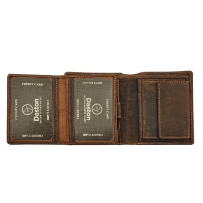 Daston 032 Ανδρικό Δερμάτινο Πορτοφόλι Hunter