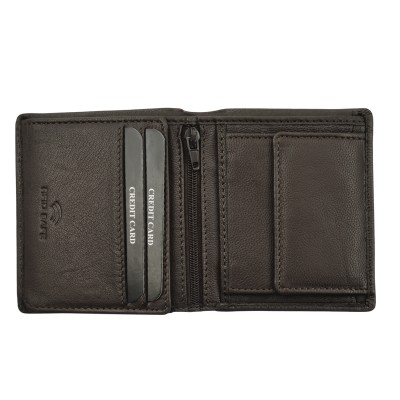 Daston 035 Ανδρικό Δερμάτινο Πορτοφόλι Καφέ