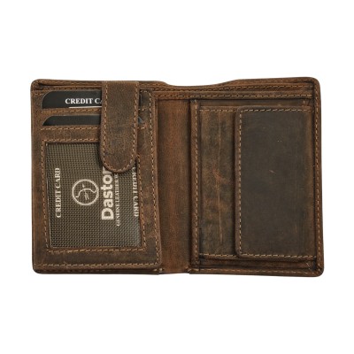 Daston 053 Ανδρικό Δερμάτινο Πορτοφόλι Hunter