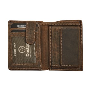 Daston 053 Ανδρικό Δερμάτινο Πορτοφόλι Hunter